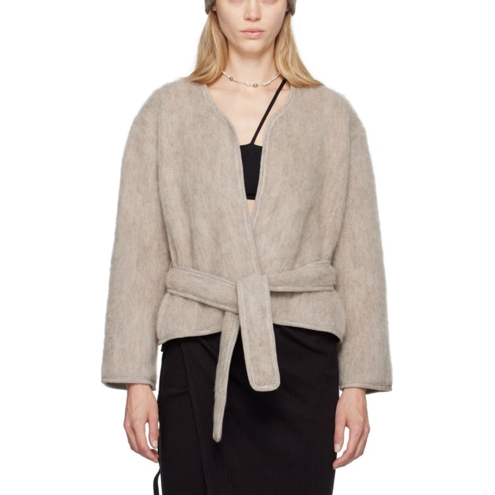 BASERANGE Capas Jacket - Beige - NWT